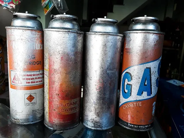 Tái sử dụng bình gas mini